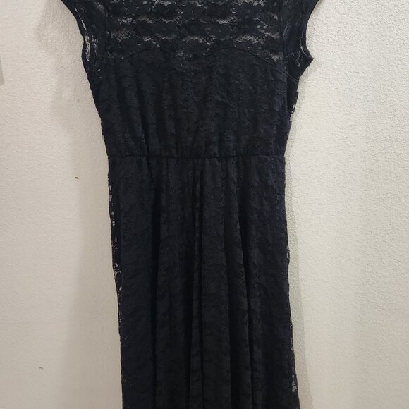 ASOS Maternity Lace Dress, Color Black, Size 2 - Picture 5 of 5